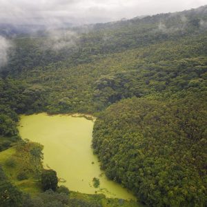 Foto de la laguna verde